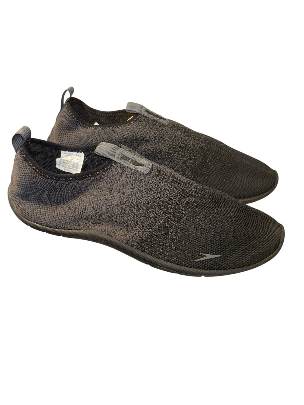 Speedo Black and Gray Slip-On Water Shoes